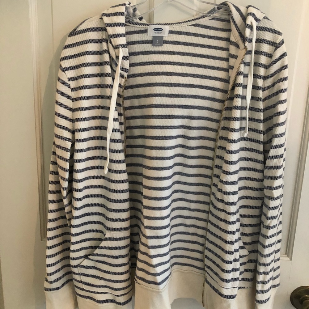 Navy Striped Jacket